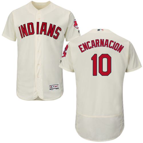 Custom Fan-Made Edwin Encarnacion Cleveland Guardians #10 Baseball Jersey