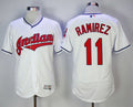 Custom Fan-Made Jose Ramirez Cleveland Guardians #11 White Baseball Jersey