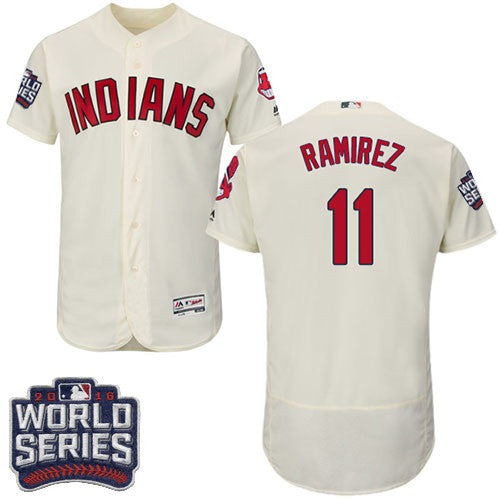 Custom Fan-Made Juan Ramirez Cleveland Guardians #11 2016 Baseball Jersey