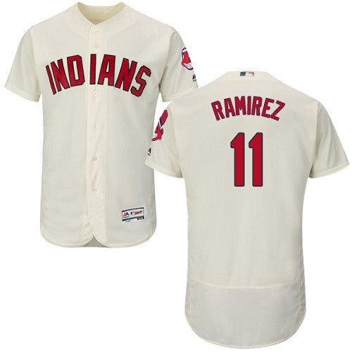Custom Fan-Made Juan Ramirez Cleveland Guardians #11 Baseball Jersey