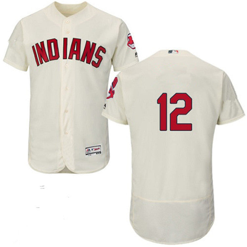 Custom Fan-Made Francisco Lindor Cleveland Guardians #12 Baseball Jersey