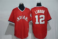 Custom Fan-Made Francisco Lindor Cleveland Guardians #12 Red Baseball Jersey