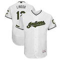 Custom Fan-Made Francisco Lindor Cleveland Guardians #12 White 2018 Baseball Jersey