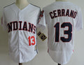 Custom Fan-Made Pedro Cerrano Cleveland Guardians #13 White Baseball Jersey