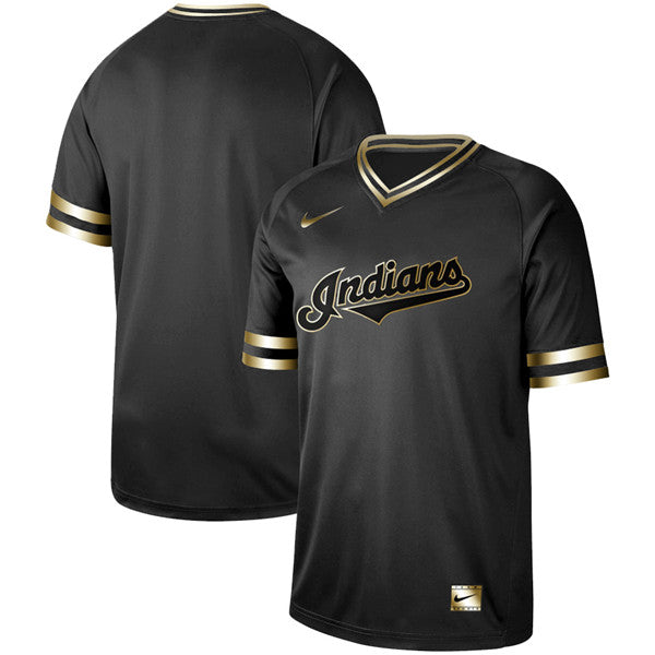Custom Fan-Made Black Cleveland Guardians Baseball Jersey Cleveland Guardians Black Baseball Jersey