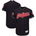 Custom Fan-Made Spring Training Navy 2018 Cleveland Guardians Baseball Jersey Cleveland Guardians Navy 2018 Baseball Jersey