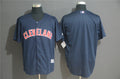 Custom Fan-Made Navy Cleveland Guardians Baseball Jersey Cleveland Guardians Navy Baseball Jersey