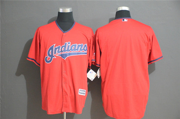Custom Fan-Made Red Cleveland Guardians Baseball Jersey Cleveland Guardians Red Baseball Jersey