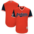Custom Fan-Made Red 2018 Cleveland Guardians Baseball Jersey Cleveland Guardians Red 2018 Baseball Jersey