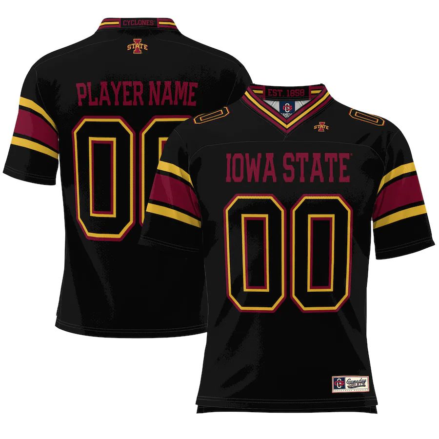 Custom black football jersey | GameDay Jerseys