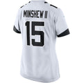 J.Jaguars #15 Gardner Minshew II White Game Jersey Stitched American Football Jerseys