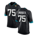 J.Jaguars #75 Cooper Hodges Game Jersey - Black Stitched American Football Jerseys
