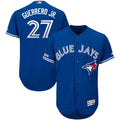 Custom Fan-Made Vladimir Guerrero Jr Toronto Blue Jays #27 Blue Baseball Jersey