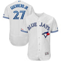 Custom Fan-Made Vladimir Guerrero Jr Toronto Blue Jays #27 Blue Baseball Jersey