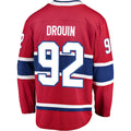 M.Canadiens #92 Jonathan Drouin Fanatics Branded Breakaway Player Jersey Red Stitched American Hockey Jerseys