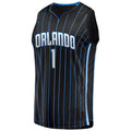 O.Magic #1 Jonathan Isaac Fanatics Branded  2019 Fast Break Jersey Icon Edition Black Stitched American Basketball Jersey