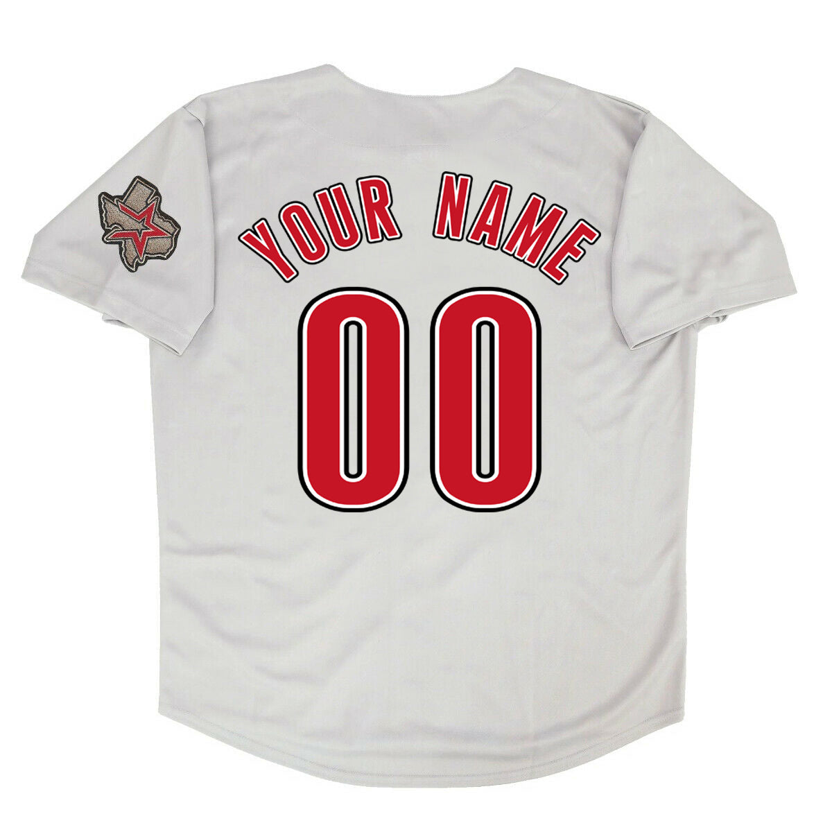 Custom white baseball jersey front view | GameDay Jerseys