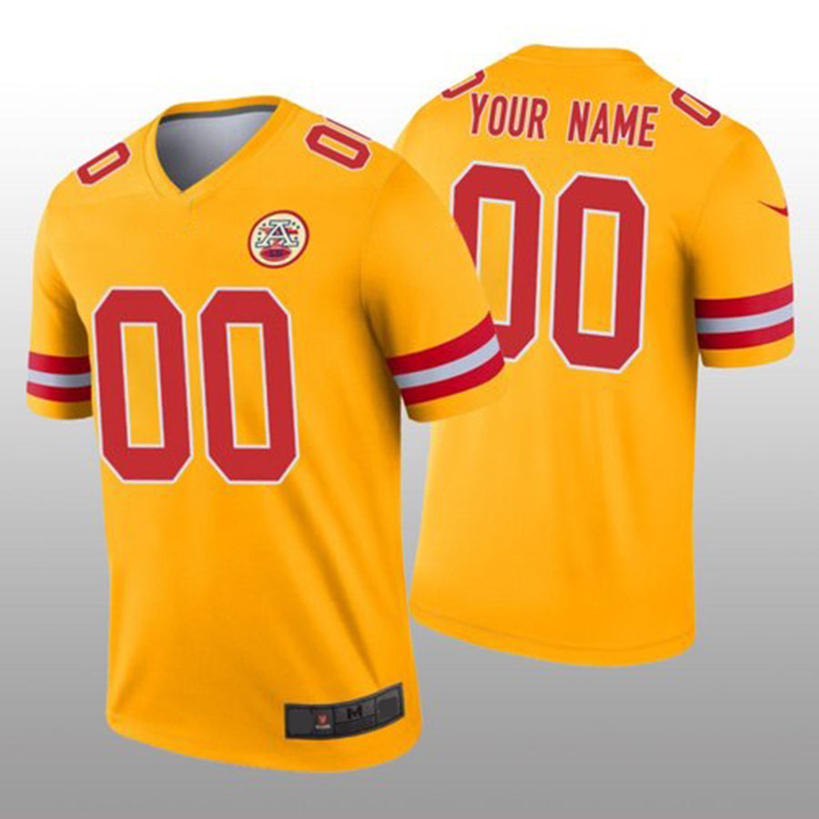 Custom gold football jersey | GameDay Jerseys