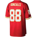 KC.Chiefs #88 Tony Gonzalez Mitchell & Ness Red 2004 Legacy Replica Jersey Stitched American Football Jerseys
