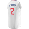 LA.Clippers #2 Kawhi Leonard Fanatics Branded Fast Break Replica Jersey  Association Edition White Stitched American Basketball Jersey