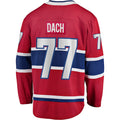 M.Canadiens #77 Kirby Dach Fanatics Branded Home Breakaway Player Jersey Red Stitched American Hockey Jerseys