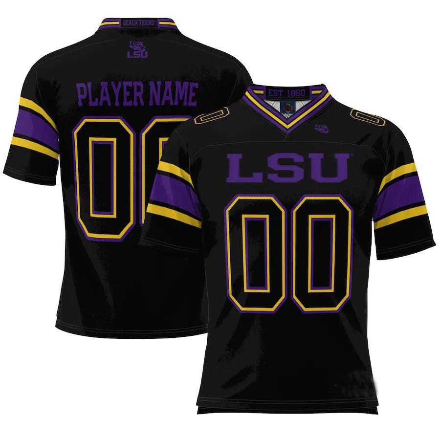 Custom black football jersey | GameDay Jerseys