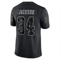 LV.Raiders #34 Bo Jackson Black Retired Player RFLCTV Limited Jersey Stitched American Football Jerseys