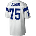 LA.Rams #75 Deacon Jones Mitchell & Ness White 1969 Legacy Replica Jersey Stitched American Football Jerseys