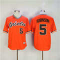 Custom Fan-Made Brooks Robinson Baltimore Orioles #5 Orange Baseball Jersey