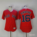 Custom Fan-Made Andrew Benintendi Boston Red Sox #16 Red Baseball Jersey
