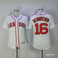 Custom Fan-Made Andrew Benintendi Boston Red Sox #16 Red Baseball Jersey