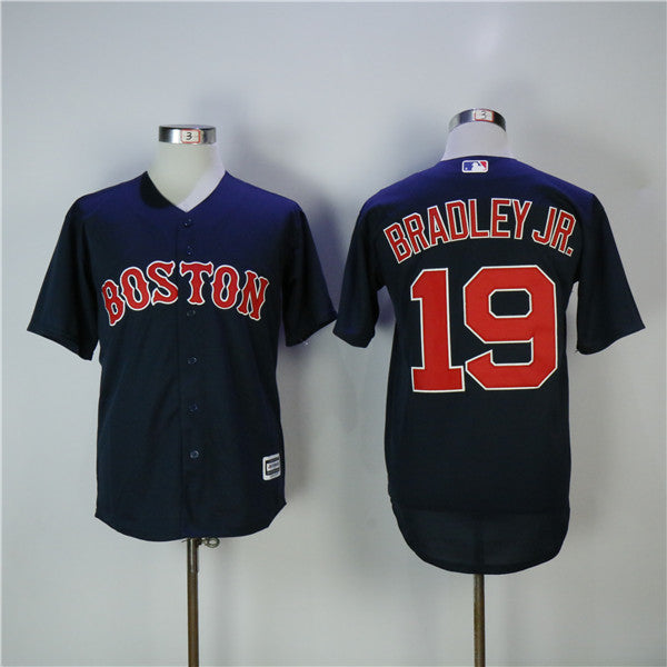 Custom Fan-Made Jackie Bradley Jr Boston Red Sox #19 Red Baseball Jersey