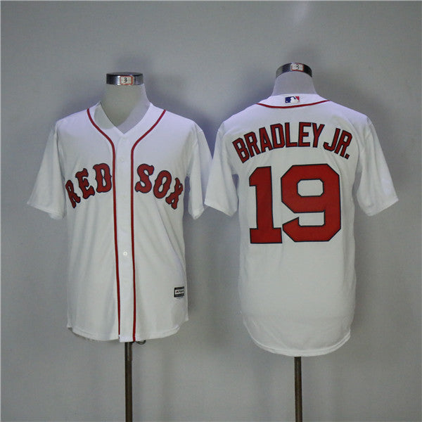 Custom Fan-Made Jackie Bradley Jr Boston Red Sox #19 Red Baseball Jersey