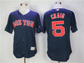 Custom Fan-Made Allen Craig Boston Red Sox #5 Red Baseball Jersey