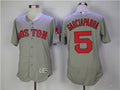 Custom Fan-Made Allen Craig Boston Red Sox #5 Grey Baseball Jersey