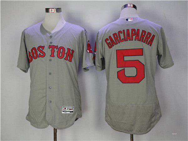 Custom Fan-Made Allen Craig Boston Red Sox #5 Grey Baseball Jersey