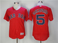 Custom Fan-Made Allen Craig Boston Red Sox #5 Red Baseball Jersey