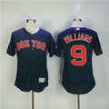Custom Fan-Made Ted Williams Boston Red Sox #9 Red Baseball Jersey