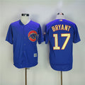 Custom Fan-Made Kris Bryant Chicago Cubs #17 Blue Baseball Jersey