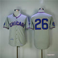 Custom Fan-Made Billy Williams Chicago Cubs #26 Grey 1968 Throwback Baseball Jersey