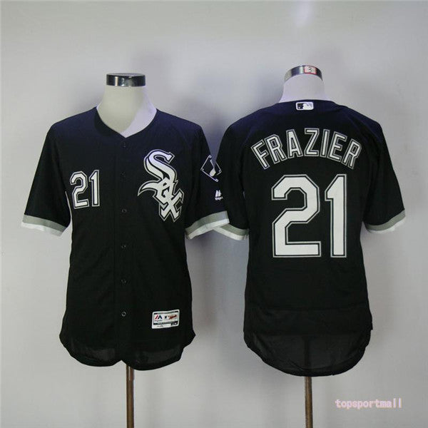 Custom Fan-Made Todd Frazier Chicago White Sox #21 Black Baseball Jersey