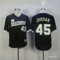 Custom Fan-Made Michael Jordan Movie Chicago White Sox #45 Black Baseball Jersey