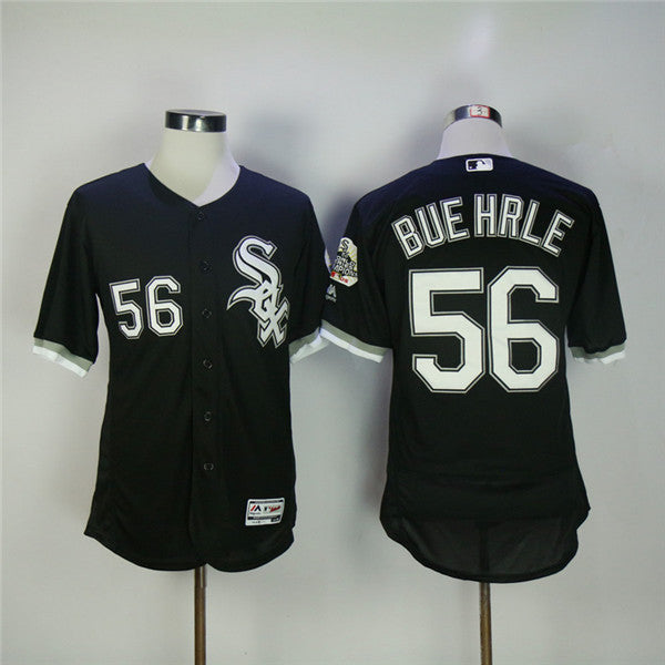 Custom Fan-Made Mark Buehrle Chicago White Sox #56 Black Baseball Jersey