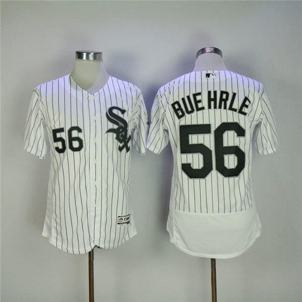 Custom Fan-Made Mark Buehrle Chicago White Sox #56 White Baseball Jersey