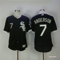 Custom Fan-Made Tim Anderson Chicago White Sox #7 Black Baseball Jersey