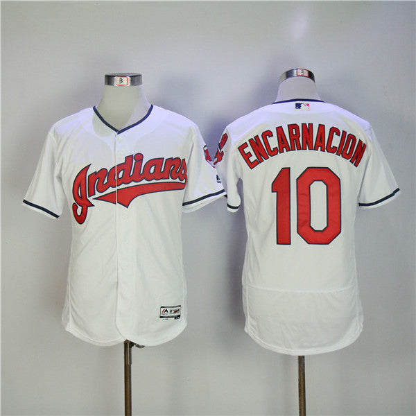 Custom Fan-Made Yan Gomes Cleveland Guardians #10 White Baseball Jersey