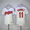 Custom Fan-Made Jose Ramirez Cleveland Guardians #11 White Baseball Jersey