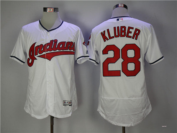 Custom Fan-Made Corey Kluber Cleveland Guardians #28 White Baseball Jersey