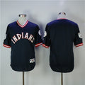 Custom Fan-Made Navy Blue Cleveland Guardians Baseball Jersey Cleveland Guardians Blue Baseball Jersey