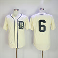 Custom Fan-Made Al Kaline Detroit Tigers #6 Throwback Baseball Jersey